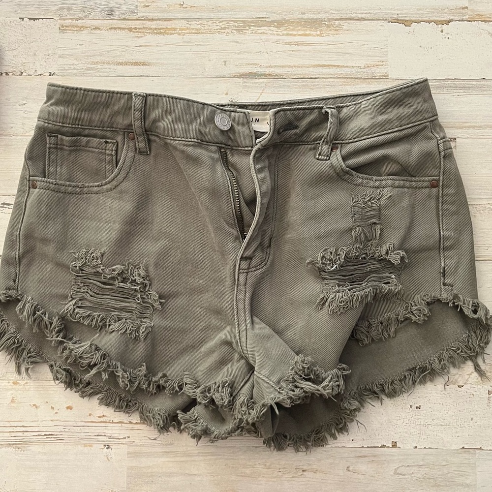 PacSun cut off jeans shorts, size 25